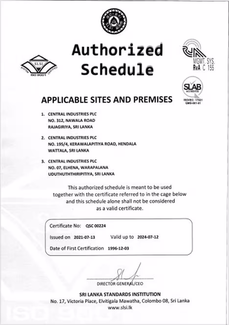 SLS Certification 2