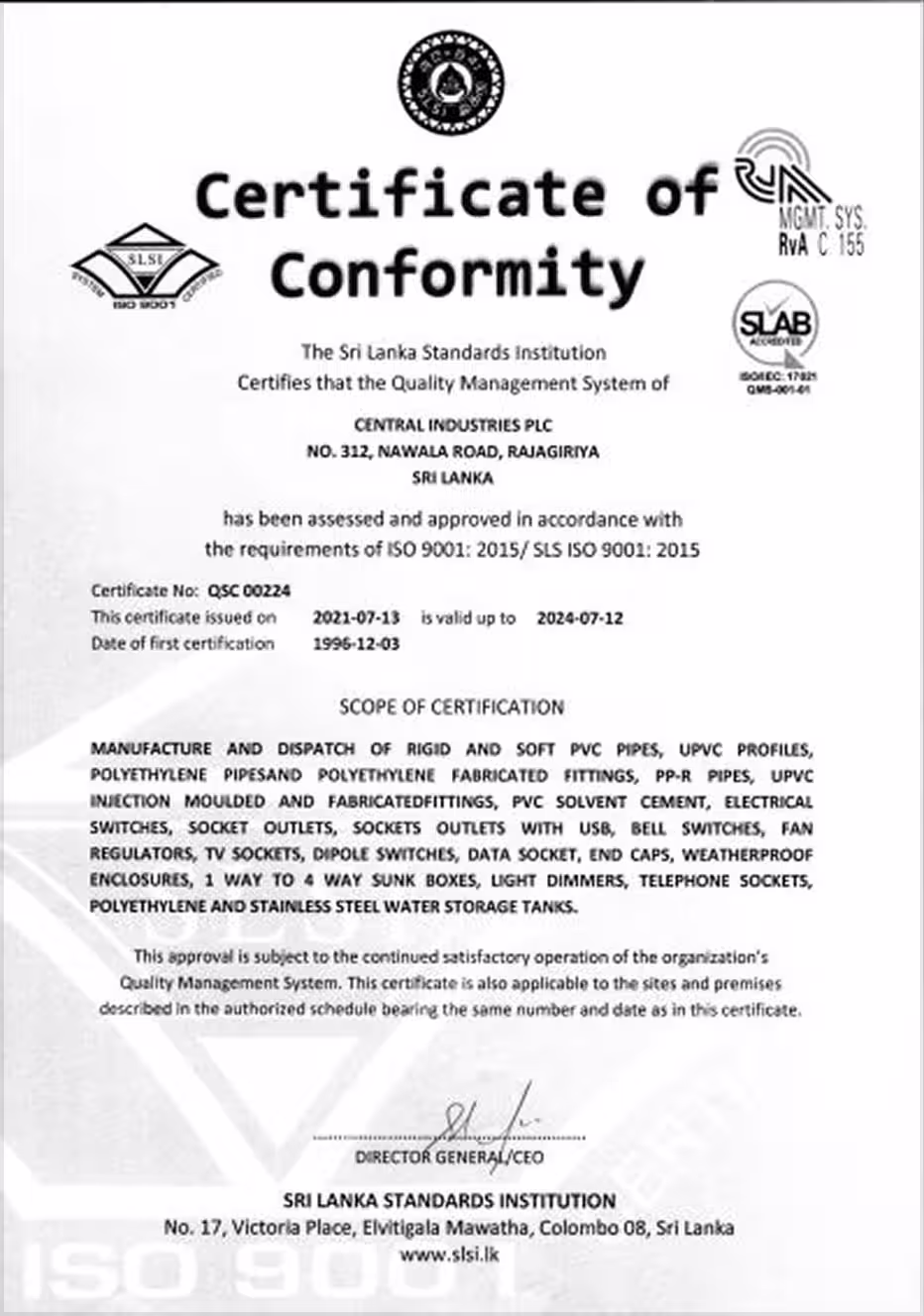 SLS Certification 3